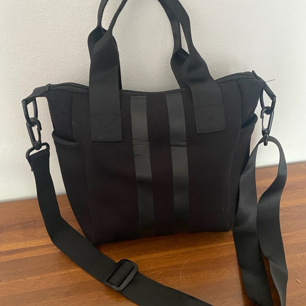 Black Crossbody Bag with Adjustable Strap